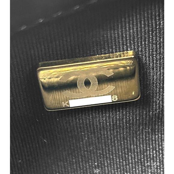 CHANEL Mini Black Suede Flap Bag C-A36443 - Picture 7 of 8